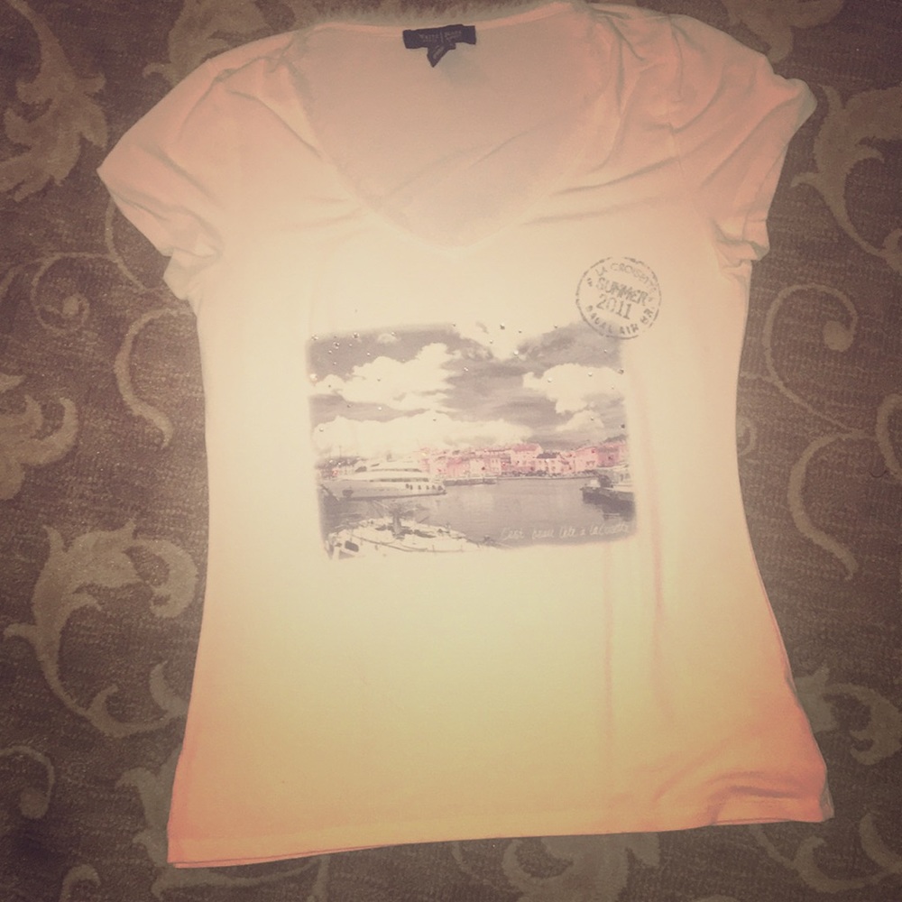 C’est Beau White Tee (White House Black Market)